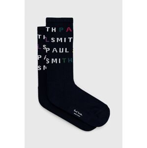 Ponožky PS Paul Smith pánské, tmavomodrá barva