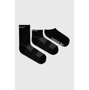 Ponožky Reebok GH0404 černá barva