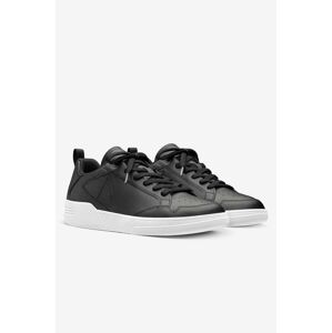 Kožené boty Arkk Copenhagen černá barva, na plochém podpatku