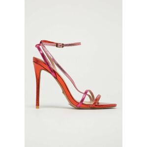 Kožené sandály Marciano Guess růžová barva