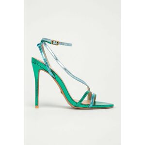 Kožené sandály Marciano Guess zelená barva