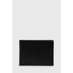 Kožená peněženka Samsonite pánská, černá barva