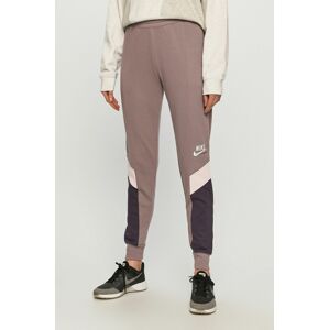 Kalhoty Nike Sportswear dámské, fialová barva