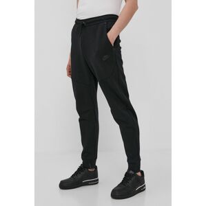 Kalhoty Nike Sportswear pánské, černá barva, hladké