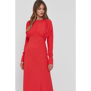 Šaty Liviana Conti červená barva, maxi, jednoduché