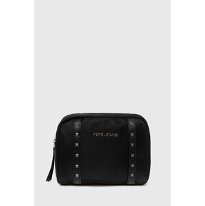 Kosmetická taška Pepe Jeans Roxanne černá barva