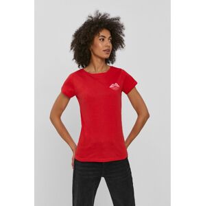 Tričko Jacqueline de Yong dámské, červená barva