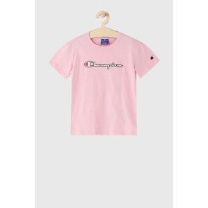 Dětské tričko Champion růžová barva