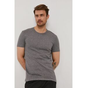 Tričko PS Paul Smith pánské, šedá barva, vzorované