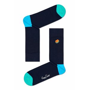 Happy Socks - Ponožky Embroidery Hamburger Sock