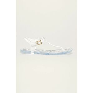 Sandály Armani Exchange dámské, bílá barva