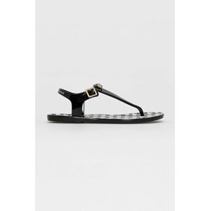 Sandály Armani Exchange dámské, černá barva