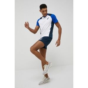 Tričko a tréninkové šortky Asics Volley pánský, tmavomodrá barva