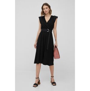 Šaty Pennyblack černá barva, mini, áčková
