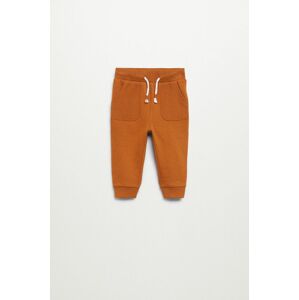 Mango Kids - Dětské kalhoty Barna