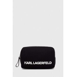 Kosmetická taška Karl Lagerfeld černá barva