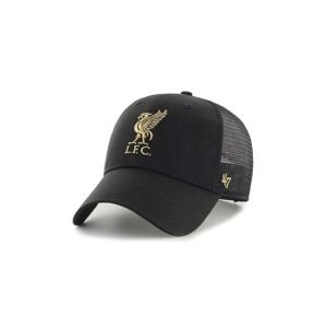 Kšiltovka 47brand EPL Liverpool FC černá barva, s aplikací