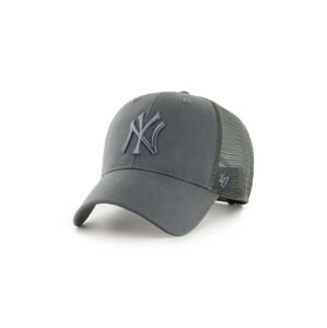 Kšiltovka 47brand MLB New York Yankees šedá barva, s aplikací