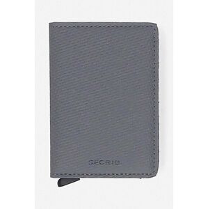 Peněženka Secrid šedá barva, peněženka Secrid Slimwallet Carbon SCA-COOL GREY