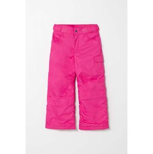 Dětské kalhoty Columbia fialová barva