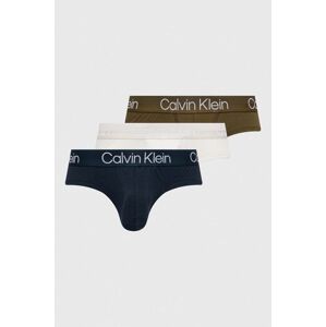 Spodní prádlo Calvin Klein Underwear 3-pack pánské, zelená barva