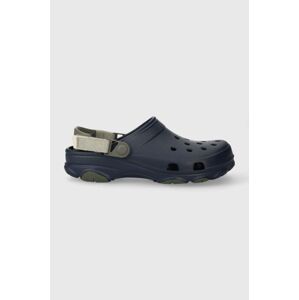 Pantofle Crocs Classic All Terain Clog pánské, tmavomodrá barva, 206340