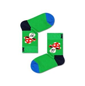 Dětské ponožky Happy Socks Mushroom zelená barva