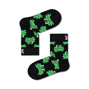 Dětské ponožky Happy Socks Frog černá barva
