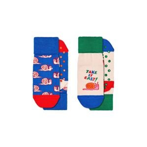 Dětské ponožky Happy Socks Antislip Take It Easy Socks 2-pack