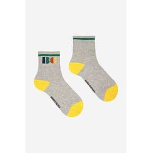 Dětské ponožky Bobo Choses šedá barva