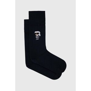 Ponožky Karl Lagerfeld pánské, tmavomodrá barva