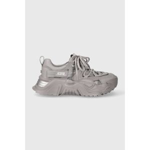 Sneakers boty Steve Madden Kingdom šedá barva, SM11002519