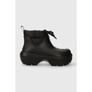 Sněhule Crocs Stomp Puff Boot černá barva, 209324