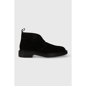 Semišové boty Gant Fairwyn pánské, černá barva, 27643407.G00