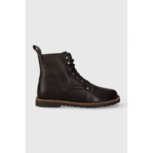 Kožené boty Birkenstock Bryson pánské, hnědá barva, 1025240