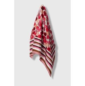 Hedvábný kapesníček Marella růžová barva