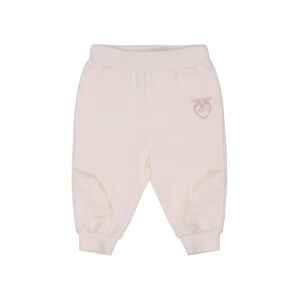Kojenecké kalhoty Pinko Up béžová barva, s potiskem