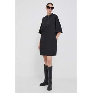 Šaty Joop! černá barva, mini, oversize