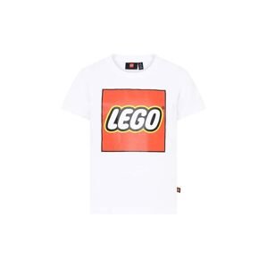 Dětské bavlněné tričko Lego bílá barva, s potiskem