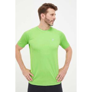 Běžecké tričko Fila Ridgecrest zelená barva