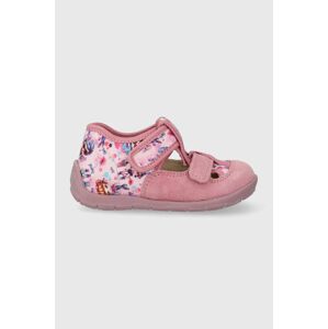 Dětské papuče Froddo růžová barva