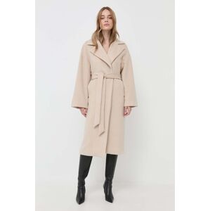 Kabát Silvian Heach dámský, béžová barva, přechodný, oversize