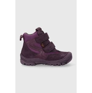 Dětské zimní boty Froddo fialová barva