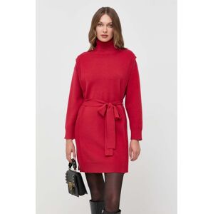 Šaty Silvian Heach červená barva, mini, oversize