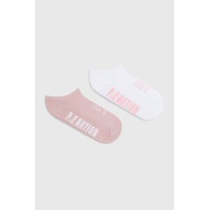 Ponožky P.E Nation 2-pack dámské, růžová barva