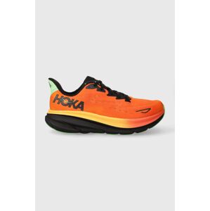 Běžecké boty Hoka One One Clifton 9 oranžová barva, 1127895-EPFR