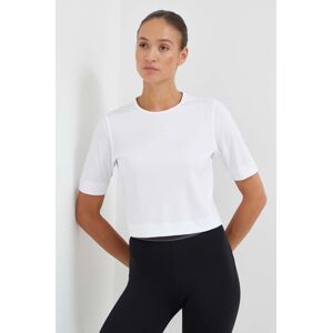 Tréninkové tričko Calvin Klein Performance Essentials bílá barva