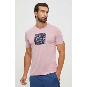 Sportovní triko Salewa Pure Box růžová barva, s potiskem