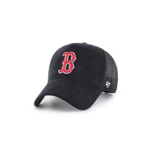 Kšiltovka 47brand MLB Boston Red Sox černá barva, s aplikací