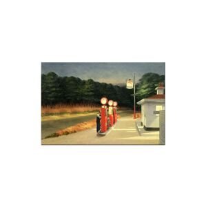 Reprodukce Edward Hopper, Gas, 60 x 90 cm
